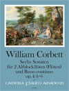 CORBETT W. 6 Sonatas op. 4 - Volume II/4-6