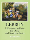LEBRUN Concerto no. 7 in F major - Score