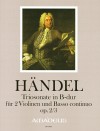 HÄNDEL Sonata a tre in B flat major op. 2/3