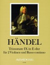 HÄNDEL Sonata IX E-dur (HWV 394) 2 Violinen+Bc.