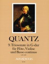 QUANTZ 9. Triosonate G-dur (QV 2:28) - Erstdruck