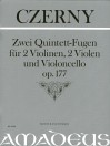 CZERNY Two quintet-fugues op.177/1+2 Score & Parts