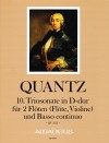QUANTZ 10. Triosonate D-dur (QV 2:12) - Erstdruck