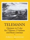 TELEMANN Quintett F-dur (TWV 44:7) - Erstdruck