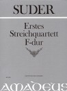 SUDER Erstes Streichquartett F-dur - Part.u.St.