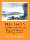 TELEMANN Quartett G-dur ”Concerto Polon” TWV 43: