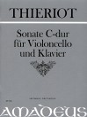 THIERIOT Sonate C-dur, Cello u. Klavier -Erstdruck