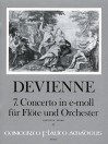 DEVIENNE 7. Flötenkonzert e-moll - Partitur