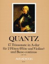 QUANTZ 17. Sonata a tre in A major (QV 2:36)