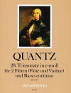 QUANTZ 28. Triosonate e-moll (QV 2:19) - Erstdruck