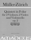 MÜLLER-ZÜRICH P. Quintet op.2 in F major