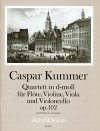 KUMMER C. Quartett d-moll, op.102 - Part.u.St.