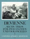 DEVIENNE 6 Trios (2 flutes+cello) op. 19/1-3