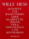 HESS W. Quintet op. 95 - Score & Parts