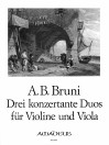 BRUNI 3 konzertante Duos op. 25 Nr. 4-6