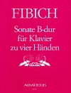 FIBICH Sonate in B-flat major op.28 for piano duet