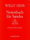 HESS ”Notenbuch für Sandra” 24 easy piano pieces
