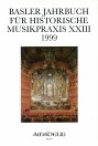 Basler Jahrbuch XXIII 1999