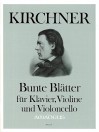 KIRCHNER Bunte Blätter op. 83 für Klaviertrio
