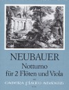 NEUBAUER Notturno für 2 Flöten und Viola