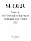 SUDER Ariette für Cello oder Fagott und Orgel