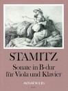STAMITZ Sonate B-dur für Viola und Klavier