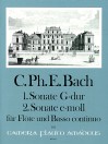 BACH C.Ph.E. 1. + 2. Fltensonate ( Wq 123/4)