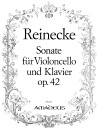 REINECKE Sonate in A (a) op.42 für Cello u.Klavier