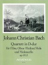 BACH J.Chr. Quartett D-dur op. 19/2 - Stimmen