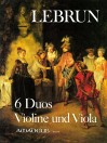 LEBRUN Six duos op. 4 for violin and viola
