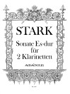 STARK Sonate in Es-dur für zwei Klarinetten