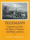 TELEMANN Concerto D major (TWV 43:D8) - First Ed.
