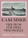 KUMMER 4 Duos op. 103 für 2 Violoncelli