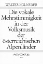 KOLNEDER Die vokale Mehrstimmigkeit i.d. Volksm...