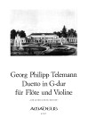 TELEMANN Duetto in G-dur für Flöte und Violine