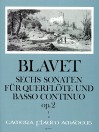 BLAVET 6 Sonaten op. 2 - Band I: 1-3 - Part.u.St.