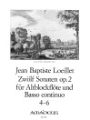 LOEILLET 12 Sonatas op. 2 - Volume II: 4-6