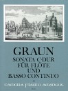 GRAUN Sonata C-dur für Flöte und Bc.