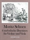 SCHOEN 66 Duettinos op. 37 for violin and viola