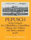 PEPUSCH 6 Concerti op. 8/1 - Part.u.St.