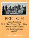 PEPUSCH 6 Concerti op. 8/3 - Score & Parts