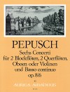 PEPUSCH 6 Concerti op. 8/6 - Part.u.St.