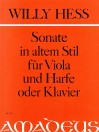 HESS W. Sonate in altem Stil op. 135 (Viola+Harfe)