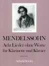 MENDELSSOHN 8 Lieder ohne Worte - Part.u.St.