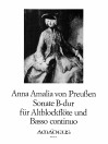 AMALIA V.PREUSSEN Sonate B-dur (Altblockflöte+Bc)