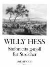 HESS W. Sinfonietta g-moll op. 121 - Partitur