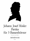 RÖSLER Partita für 3 Bassetthörner - Part.u.St.