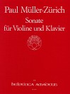 MÜLLER-ZÜRICH Violinsonate in 2 Teilen op. 32