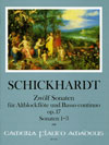 SCHICKHARDT 12 Sonatas op. 17 - Volume I: 1-3