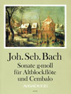BACH J.S. Sonate g-moll [nach BWV 527] - Part.u.St